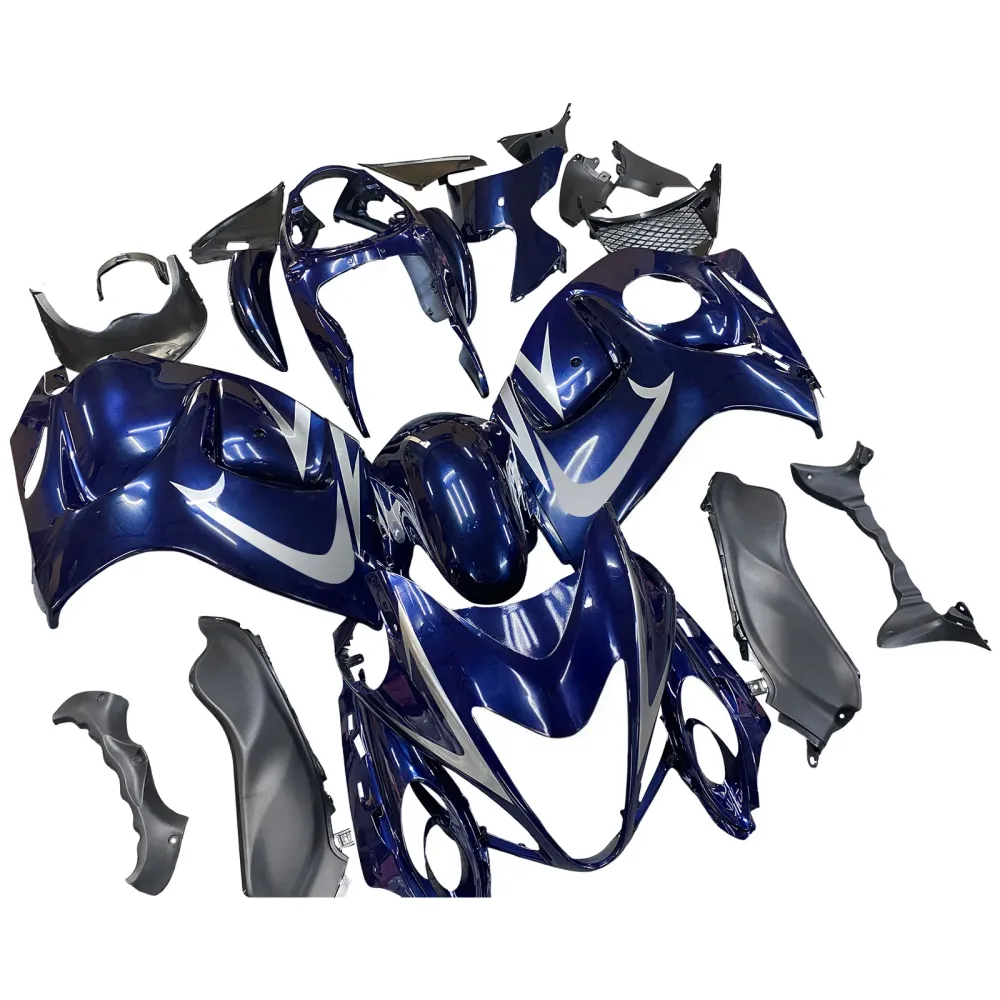 Amotopart 2008-2020 Suzuki Hayabusa GSX1300R Gloss Dark Blue Fairing Kit