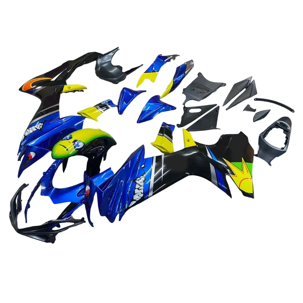 Amotopart 2011-2026 K11 GSXR 600/750 Suzuki Blauw&YGele Monster Kuipset