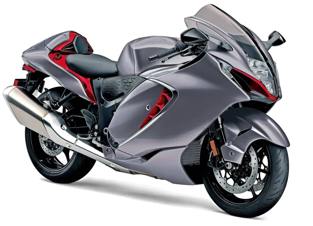 Amotopart 2021-2025 Suzuki Hayabusa GSX1300R Gray met Logo Beurskit
