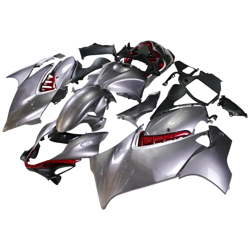 Amotopart 2021-2025 Suzuki Hayabusa GSX1300R Gray met Logo Beurskit