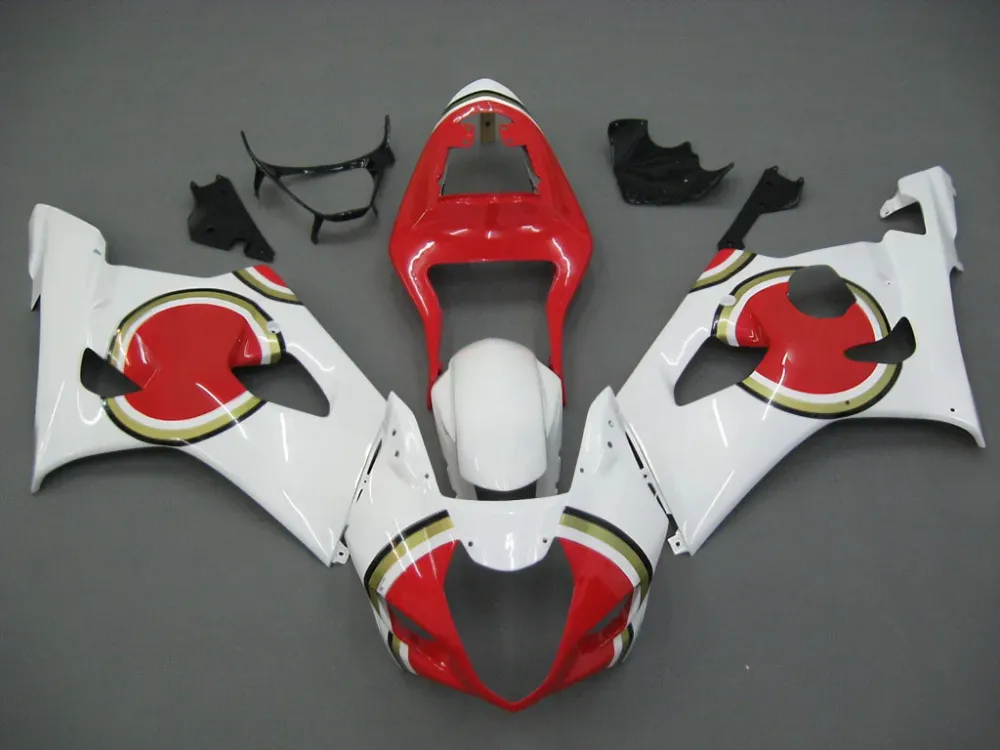 Amotopart kuipdeel voor Suzuki GSXR1000 (2003-2004) het wit&Red Kit