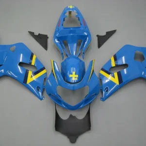 Amotopart Suzuki 01-03 GSXR600 & 00-03 GSXR750 Rizla GSXR Racing Blauw Zwart Kuipset