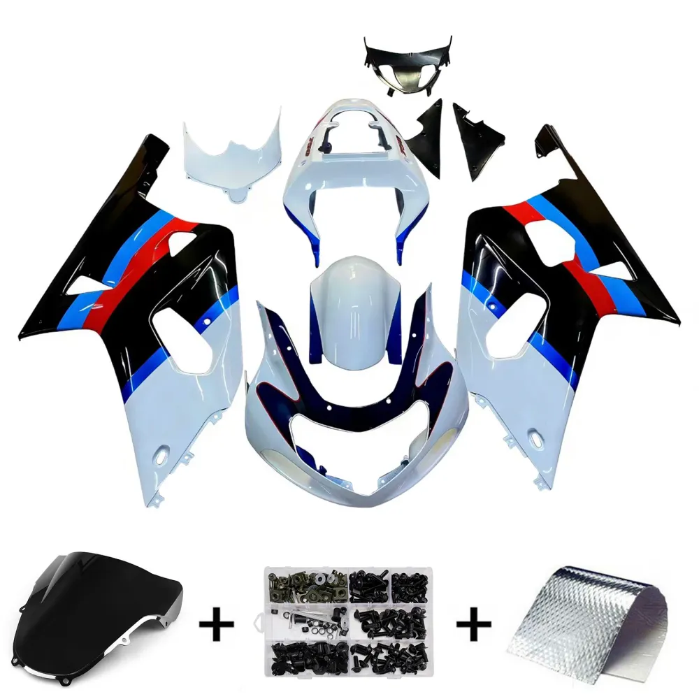 Amotopart Suzuki 01-03 GSXR600 & 00-03 GSXR750 Meerkleurige GSXR Racing kuipset