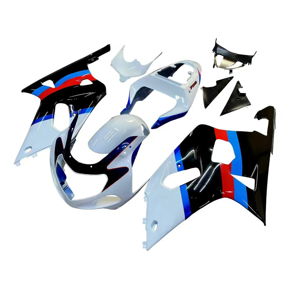 Amotopart Suzuki 01-03 GSXR600 & 00-03 GSXR750 Meerkleurige GSXR Racing kuipset