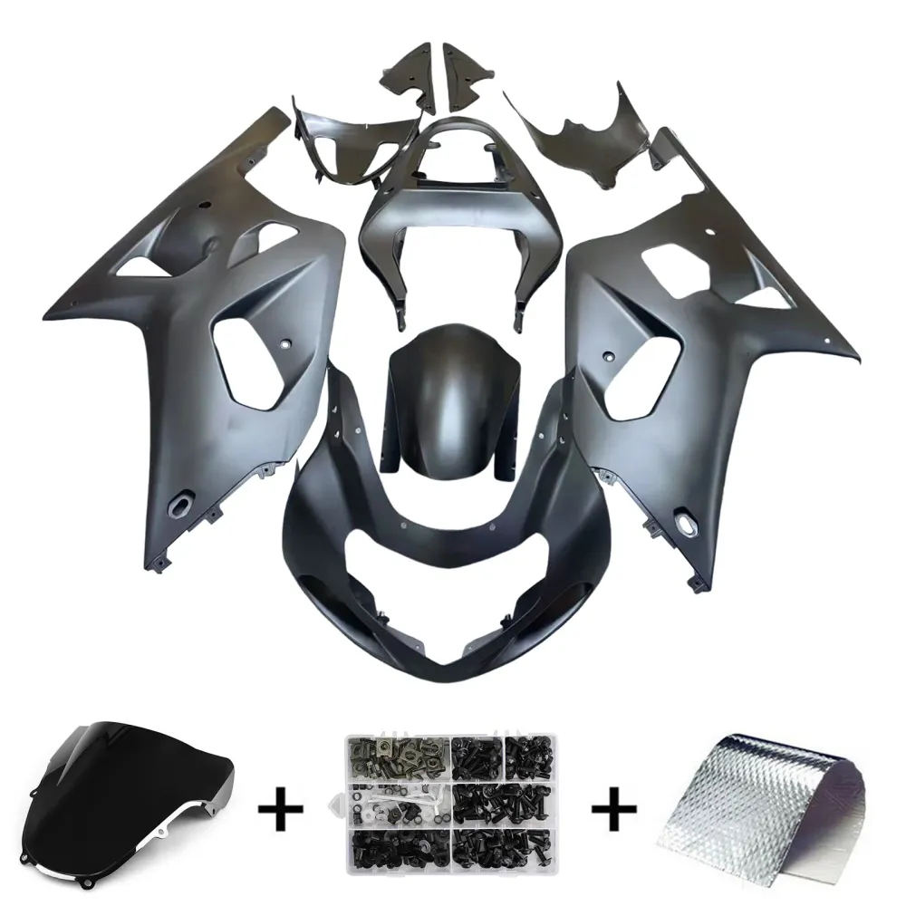 AMOTOPART SUZUKI 01-03 GSXR600 & 00-03 GSXR750 MATTE ZWARTE KUIST KIT