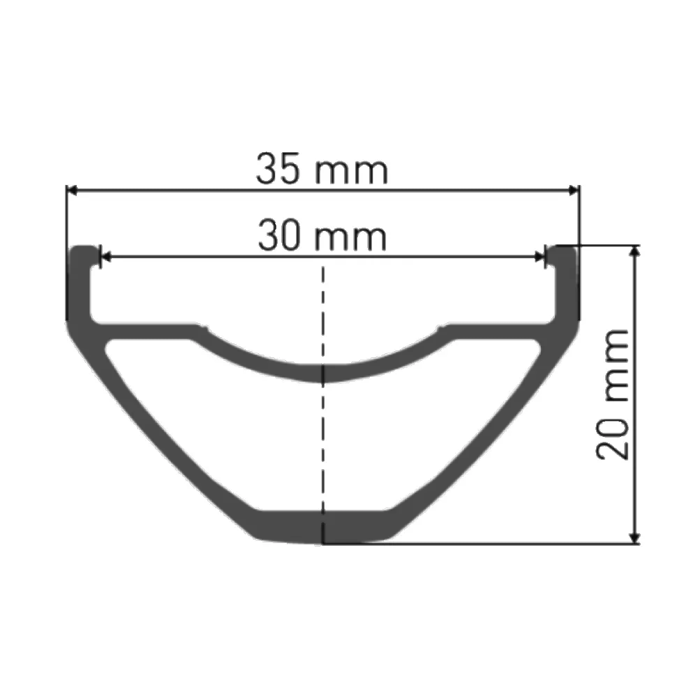 DT SWISS H 1900 SPLINE 30 mm 29" 15x110 mm Boost voorwiel