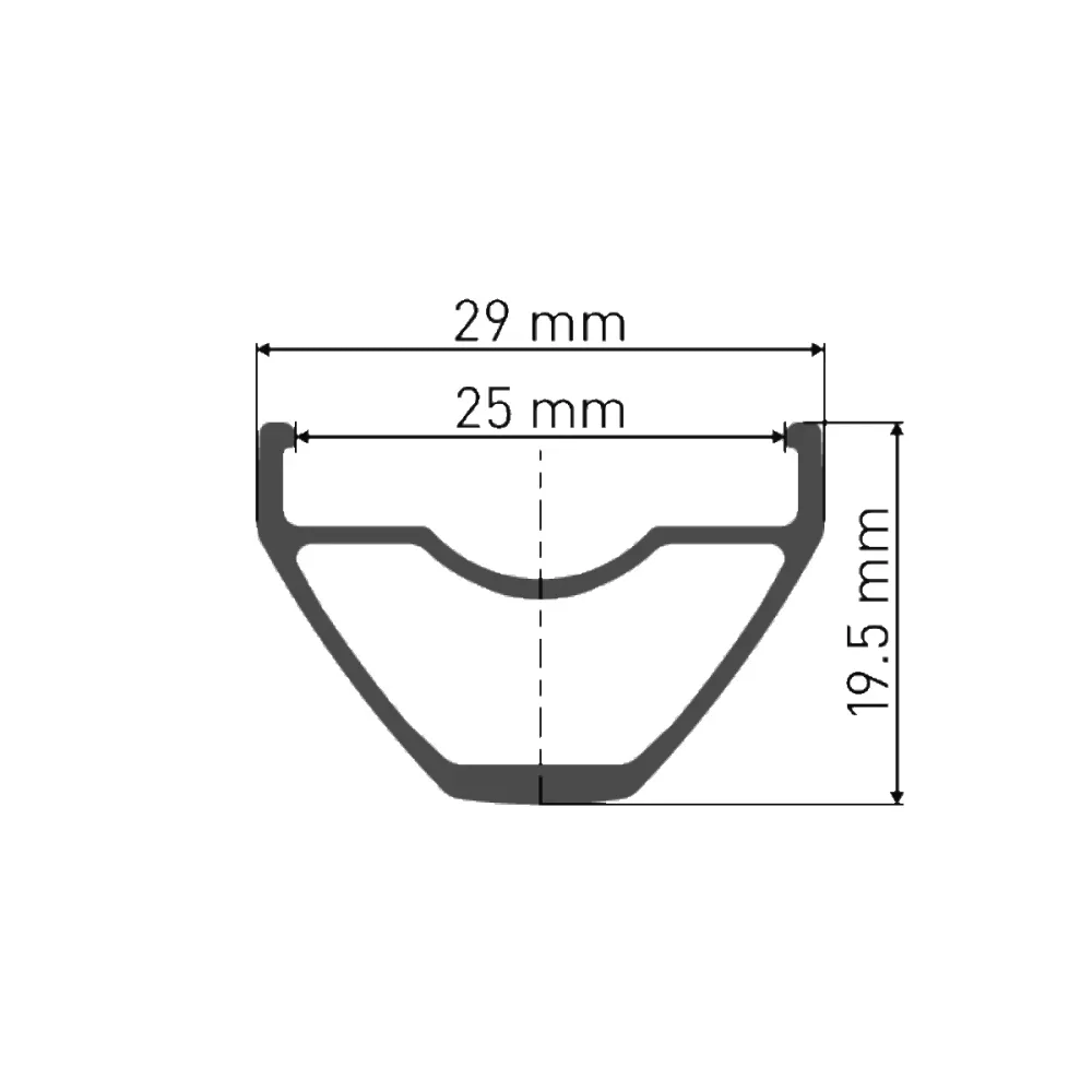DT SWISS X 1900 SPLINE 29'' 25 mm 15x110 mm Voorwiel