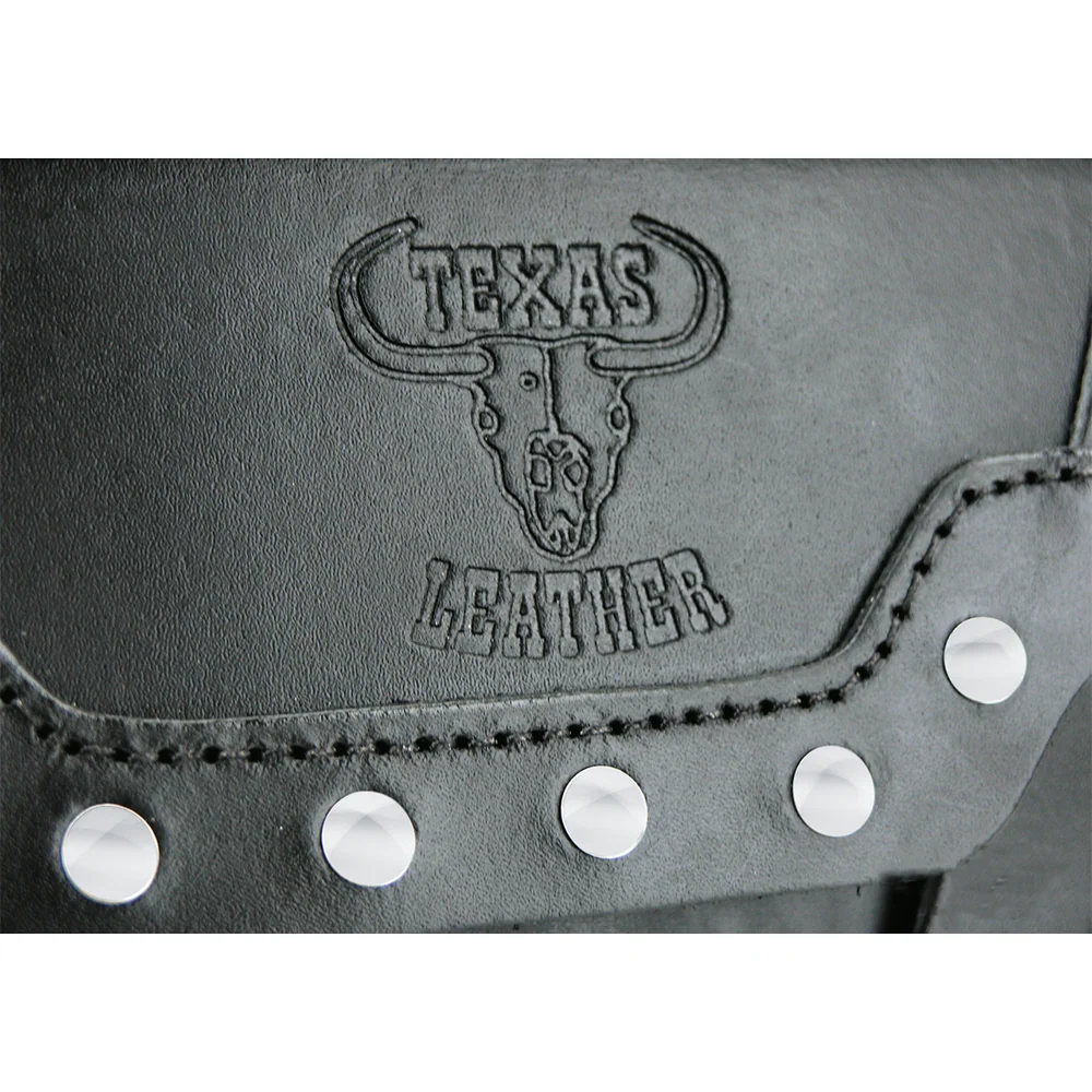 Texas Leather Throw-Over universele zadeltassen voor motorfietsen