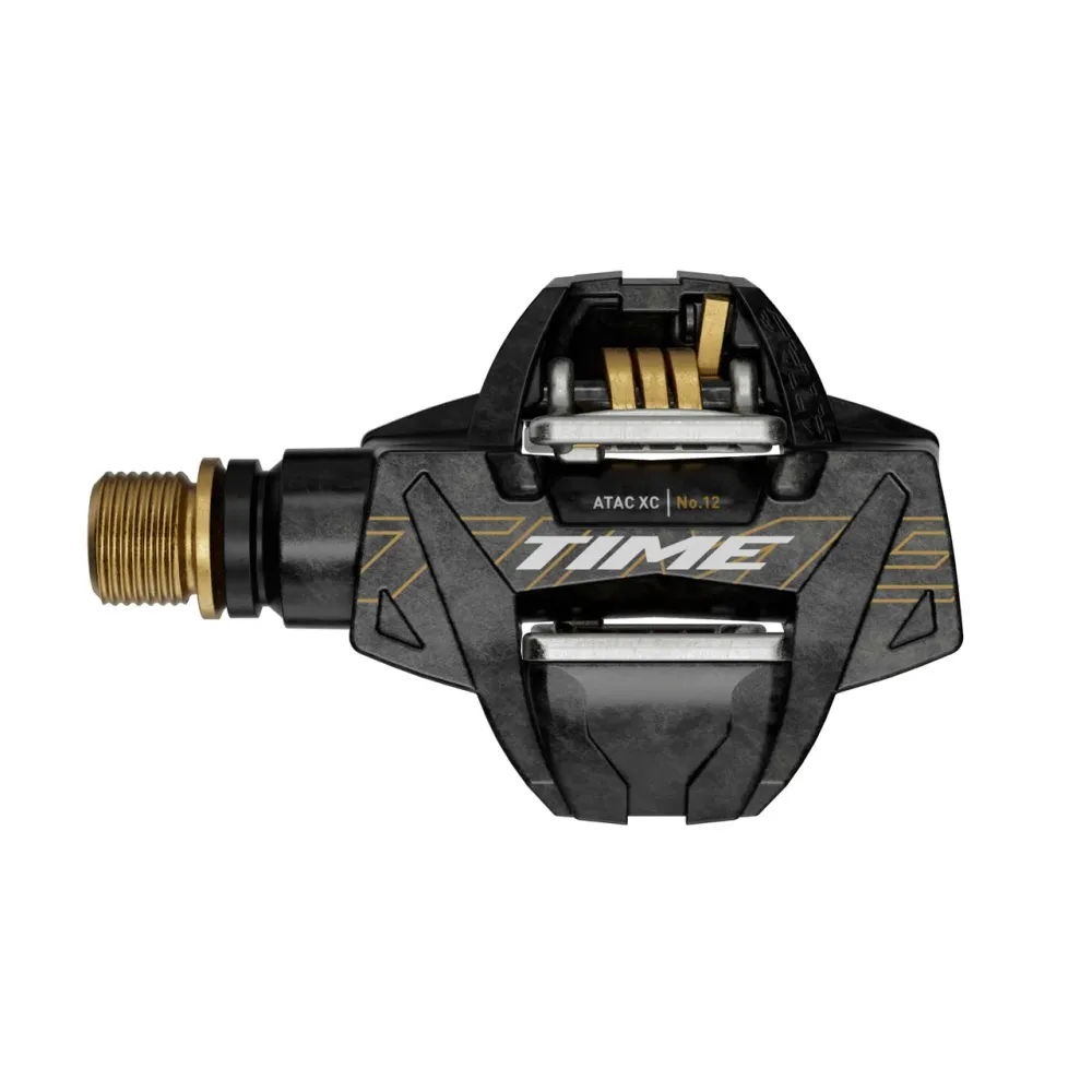 Time ATAC XC 12 Ti-Carbon 13°/17° Gold 2025 pedalen