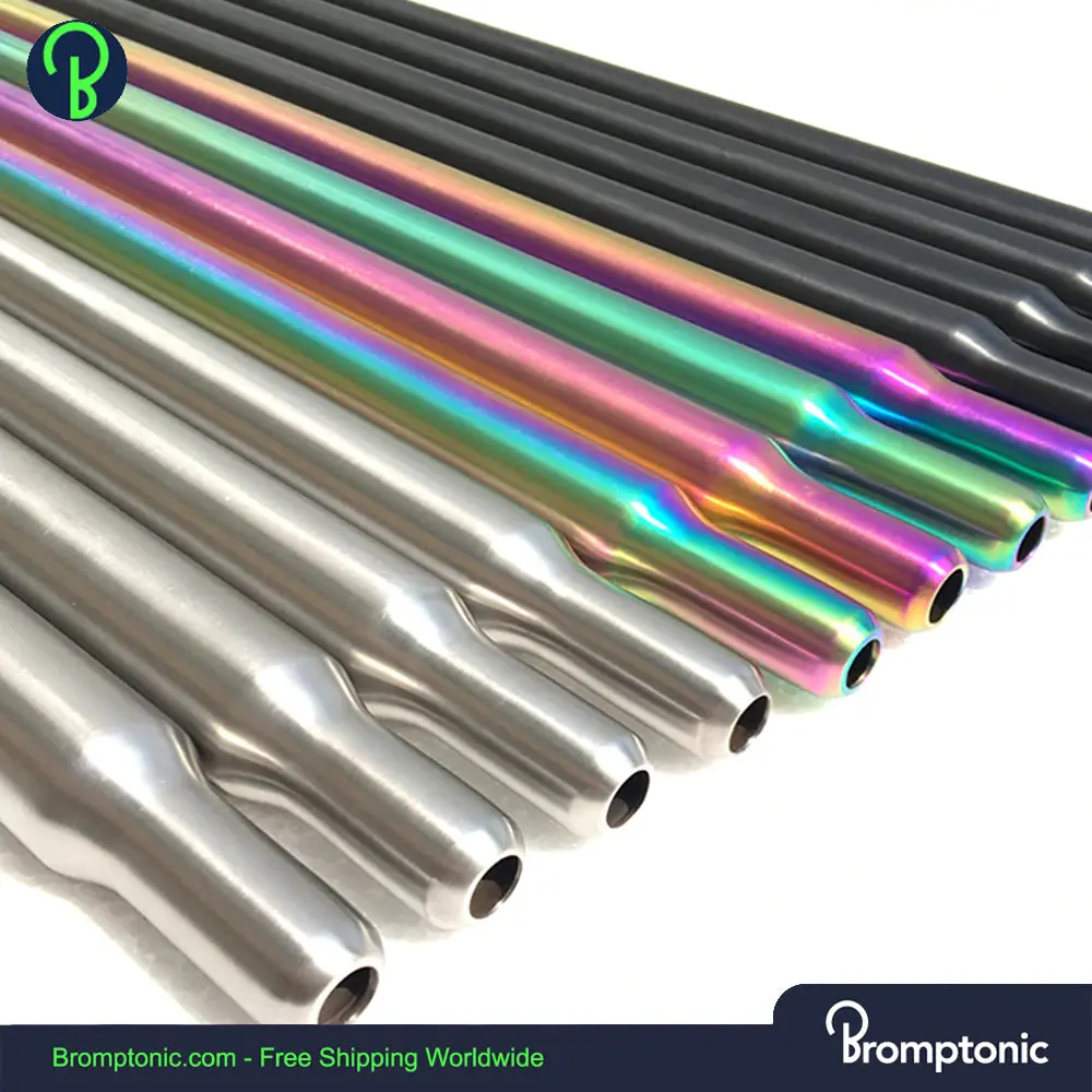 Titanium zadelpen voor Brompton Multicolor
