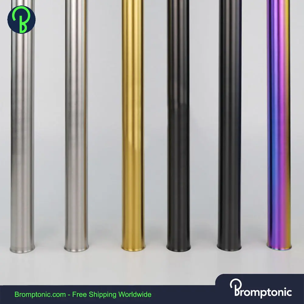 Titanium zadelpen voor Brompton Multicolor