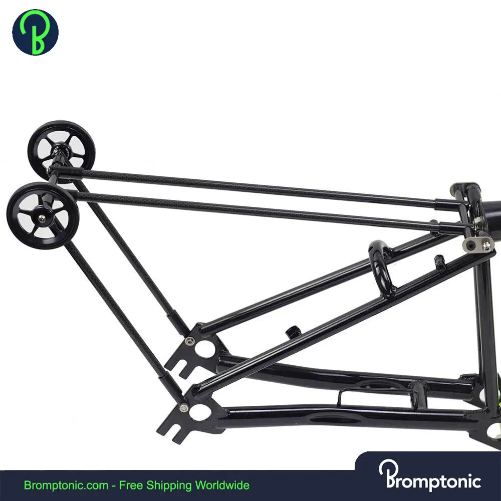 Ultralicht carbon mini achterdrager voor Brompton