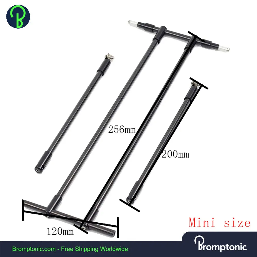 Ultralicht carbon mini achterdrager voor Brompton