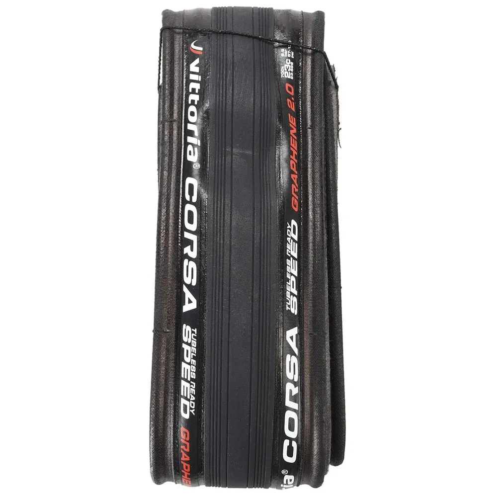 VITTORIA CORSA SPEED Graphene G2.0 700c Tubeless Ready Zwart band