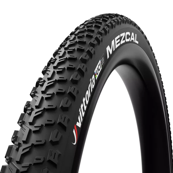 VITTORIA MEZCAL XC 29X2.35 "UCI Rainbow Edition" Tubeless Ready Zachte Zwarte band