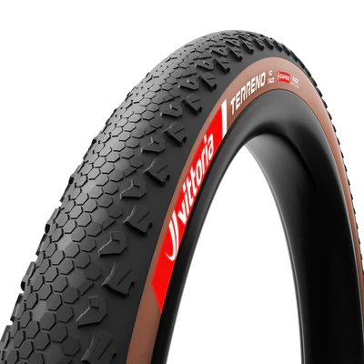 VITTORIA TERRENO XC RACE 29x2.25 Graphene/Silica Tubeless Ready Zacht Beige band