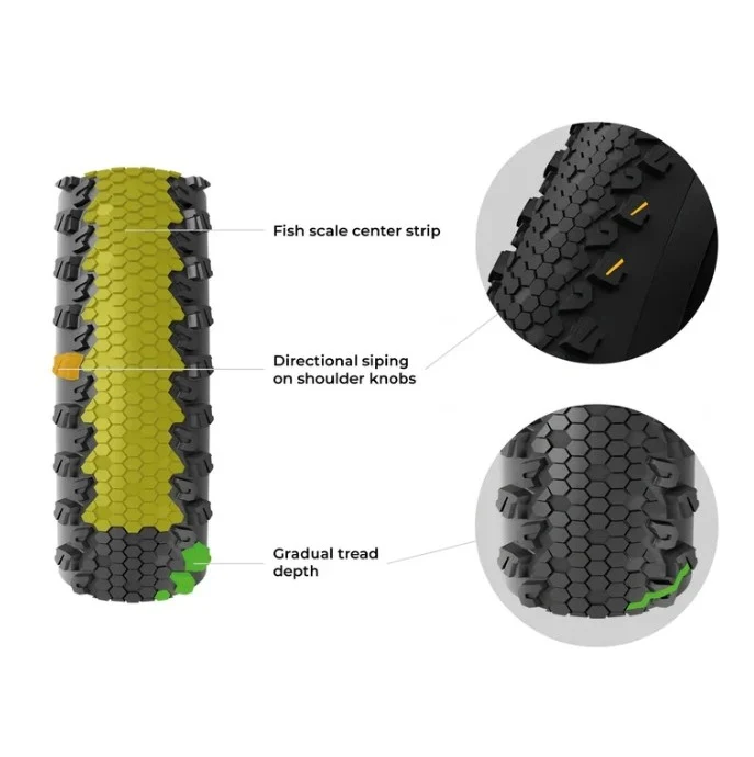 VITTORIA TERRENO T30 FINE LOOSE Gravel Endurance 700x40c Tubeless Ready Zacht Bruin band