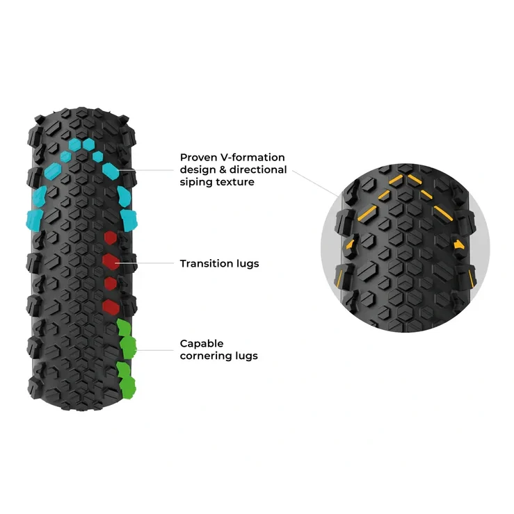 VITTORIA TERRENO T50 MIXED Gravel Endurance 700x45c Tubeless Ready Zacht Bruin band