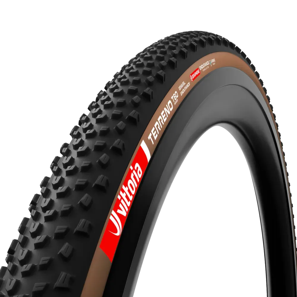 VITTORIA TERRENO T60 MIXED Gravel Endurance 700x45c Tubeless Ready Zacht Bruin band