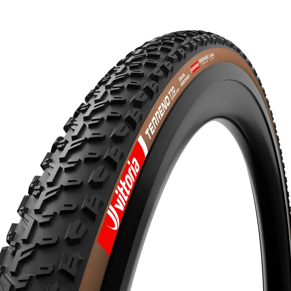 VITTORIA TERRENO T70 COARSE LOOSE Gravel Endurance 700x45c Tubeless Ready Zacht Bruin band