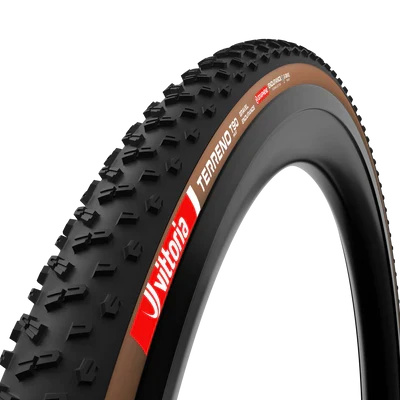 VITTORIA TERRENO T90 MUD Gravel Endurance 700x45c Tubeless Ready Zacht Bruin band