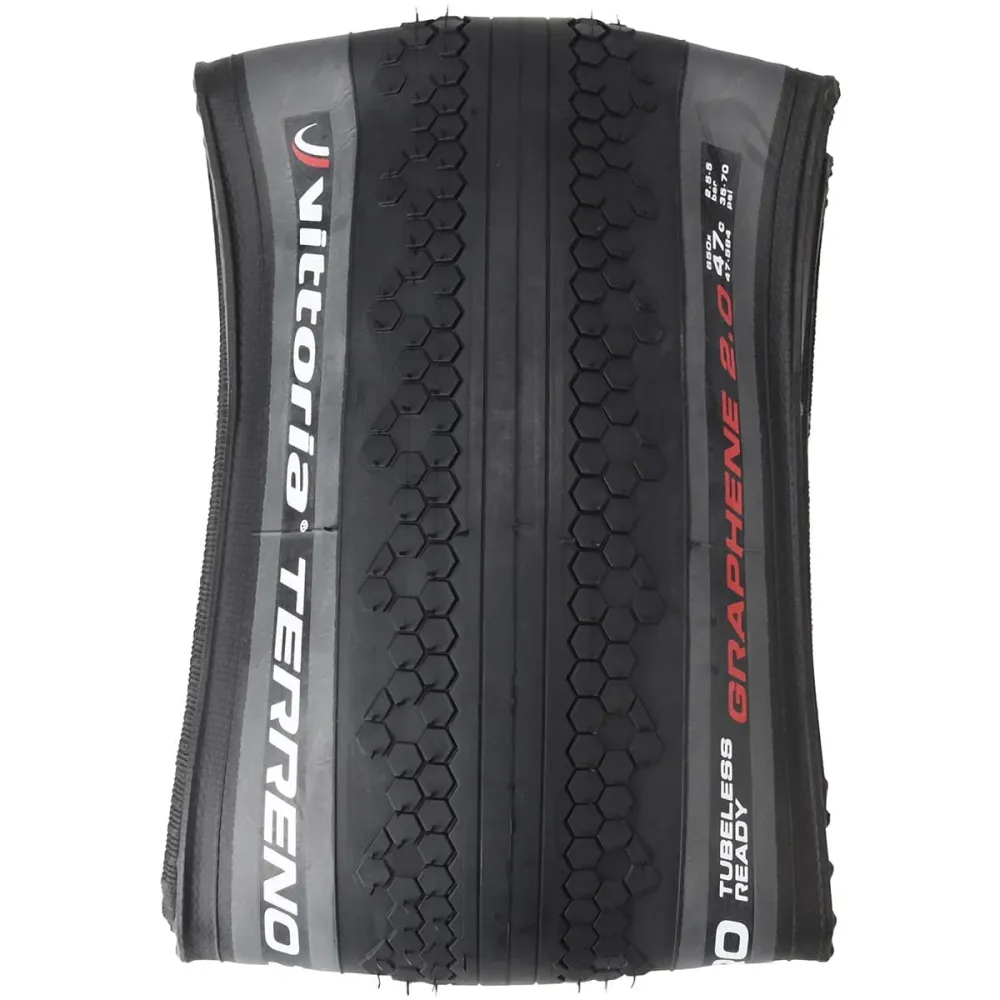 VITTORIA TERRENO ZERO GRAVEL ENDURANCE Graphene G2.0 650x47b Tubeless Ready Grijze band