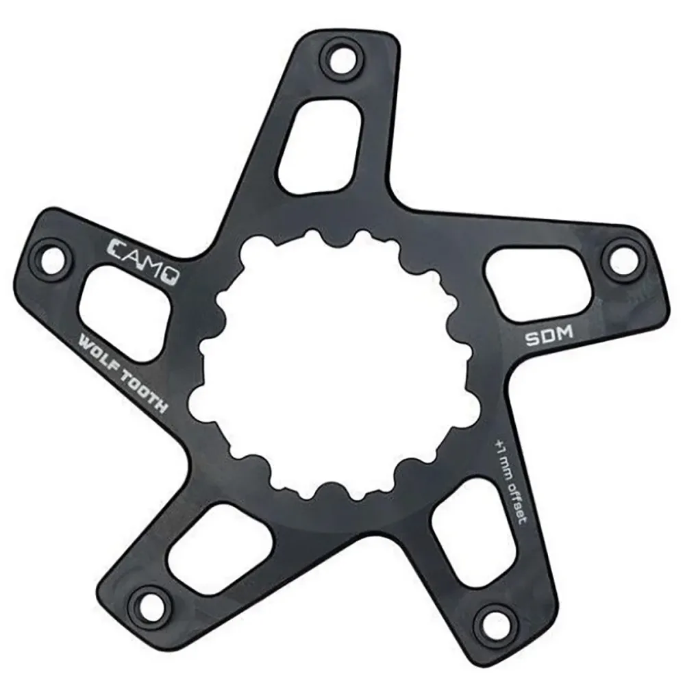 WOLF TOOTH CAMO M5 crankstel Star Sram Direct Mount Boost Offset 3mm Zwart