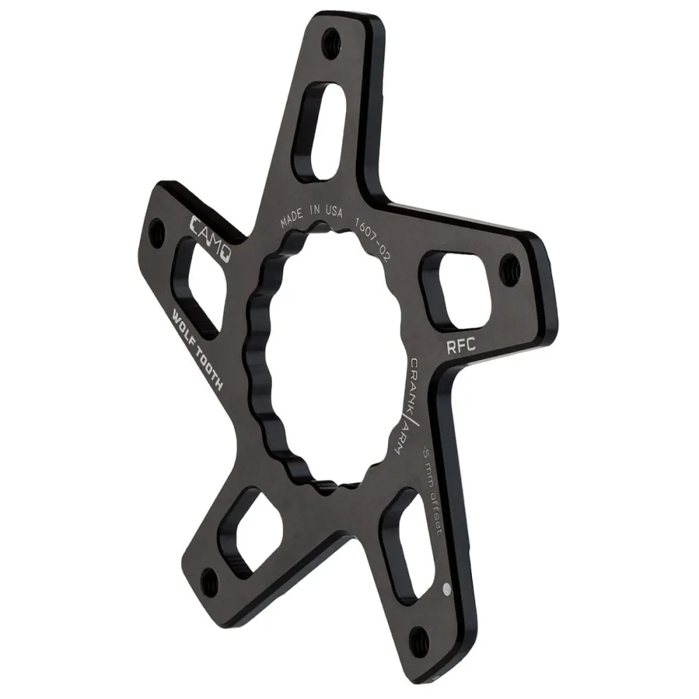 WOLF TOOTH CAMO M5 Raceface Cinch Direct Mount Boost Offset crankstel ster -5mm Zwart