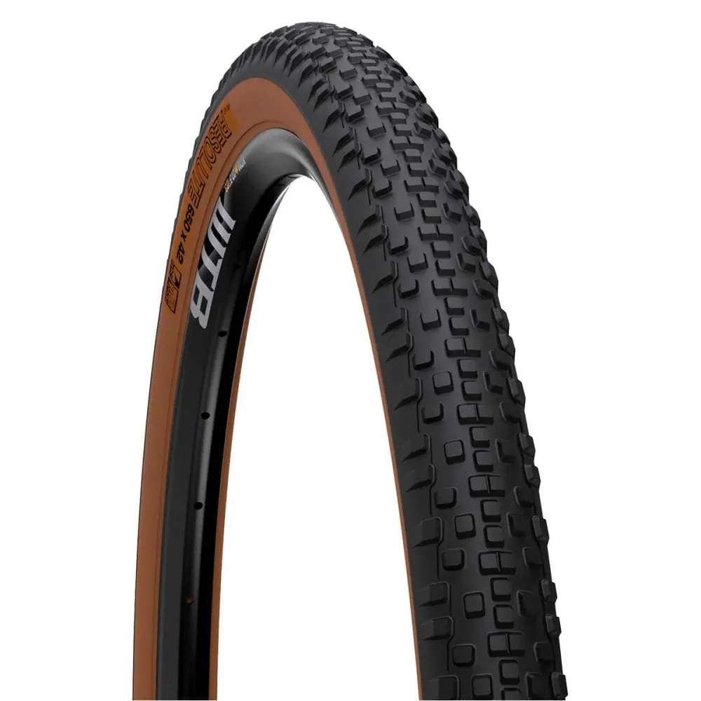 WTB RESOLUTE TCS LIGHT FAST ROLLING DUAL DNA SG2 60tpi 700x42c Tubeless Ready Beige band