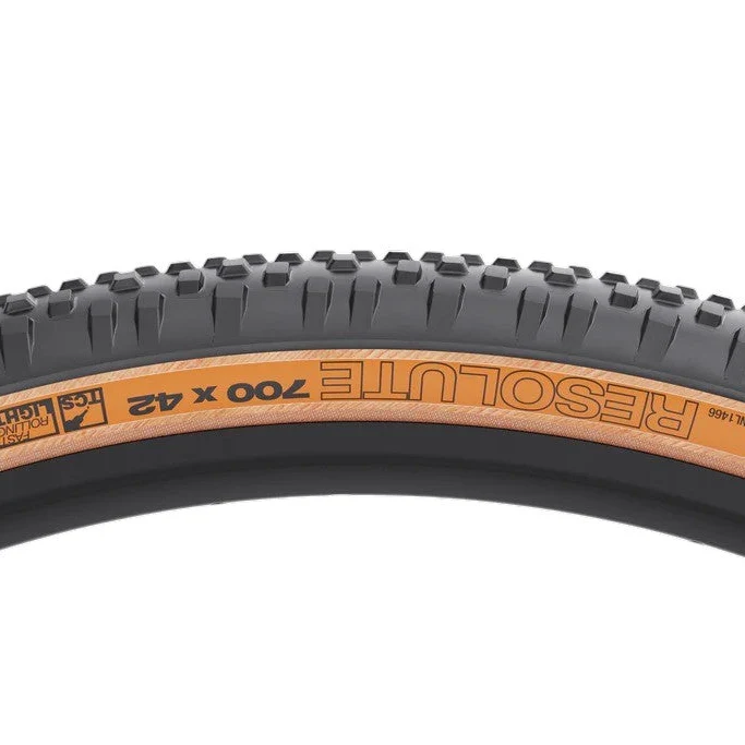WTB RESOLUTE TCS LIGHT FAST ROLLING DUAL DNA SG2 120tpi 700x42c Tubeless Ready Beige band