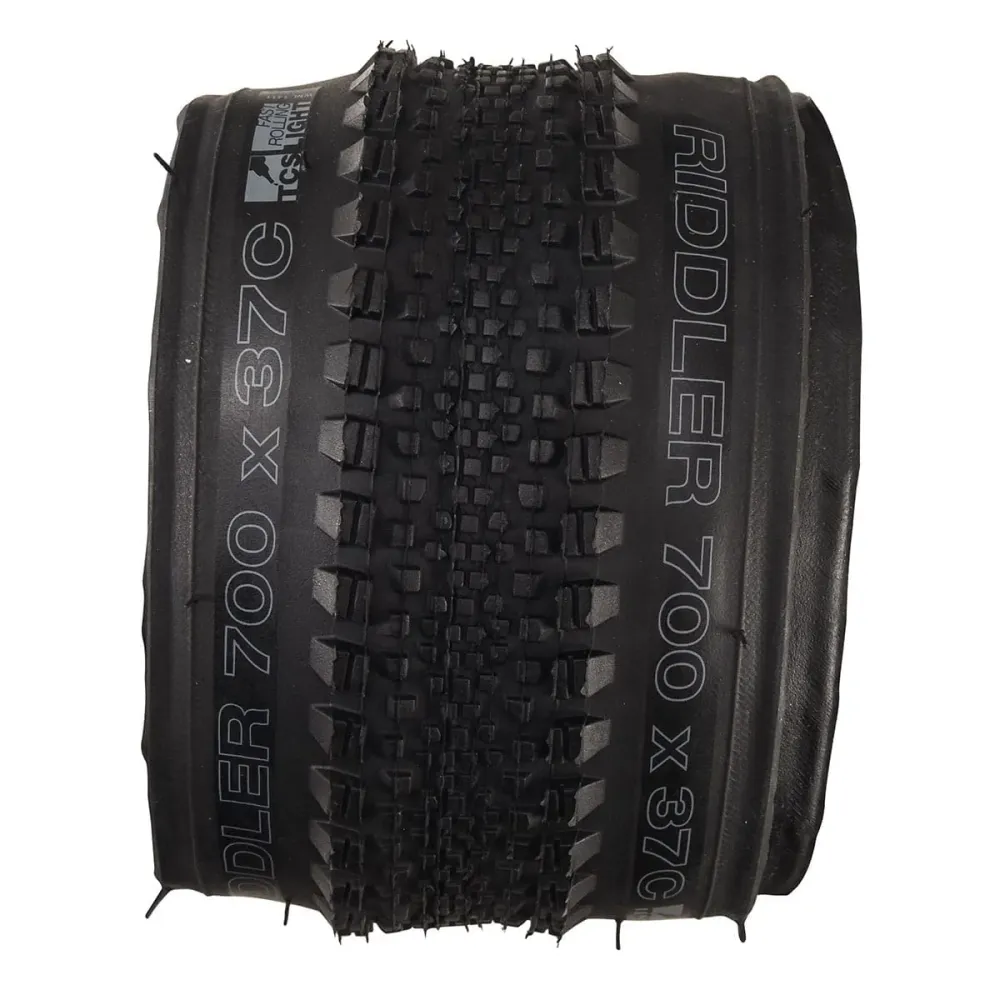 WTB RIDDLER TCS LIGHT FAST ROLLING DUAL DNA 700x37c Tubeless Ready band Zwart