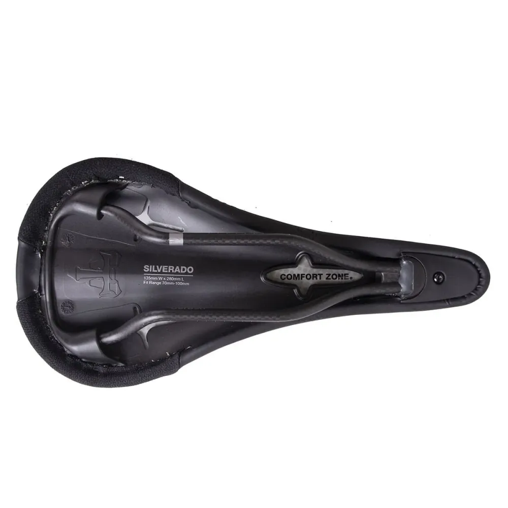 WTB SILVERADO 135mm Carbon Zadel Rails Zwart