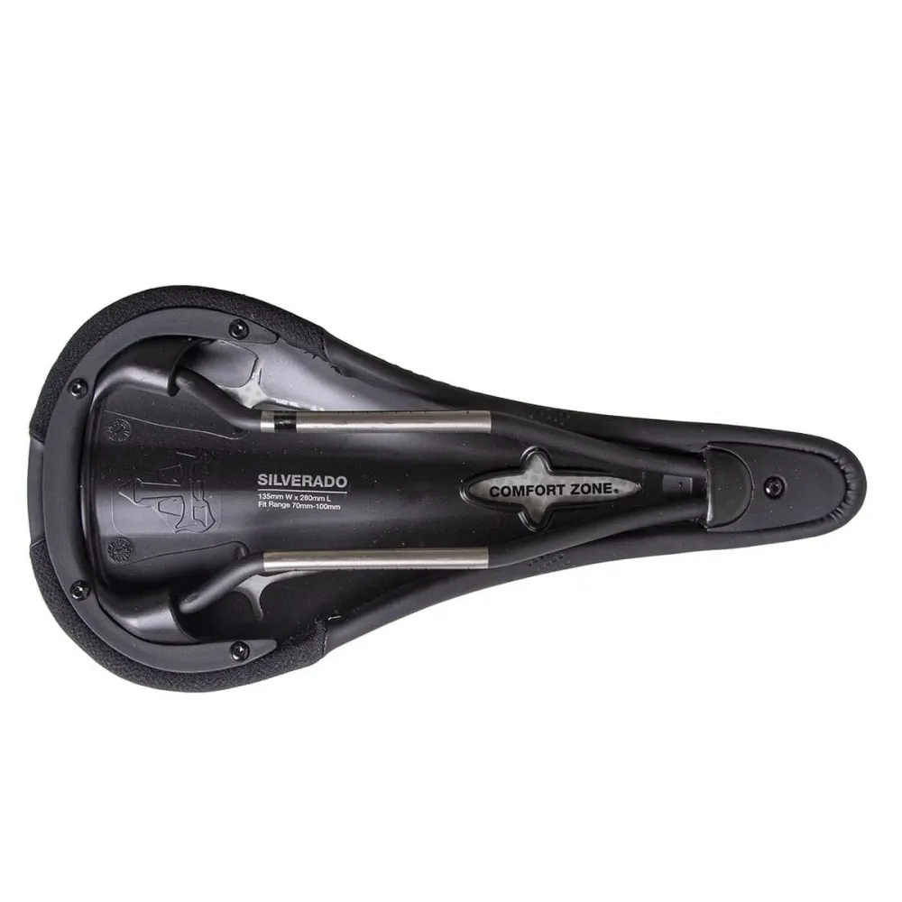 WTB SILVERADO 135mm Titanium zadelpennen Zwart