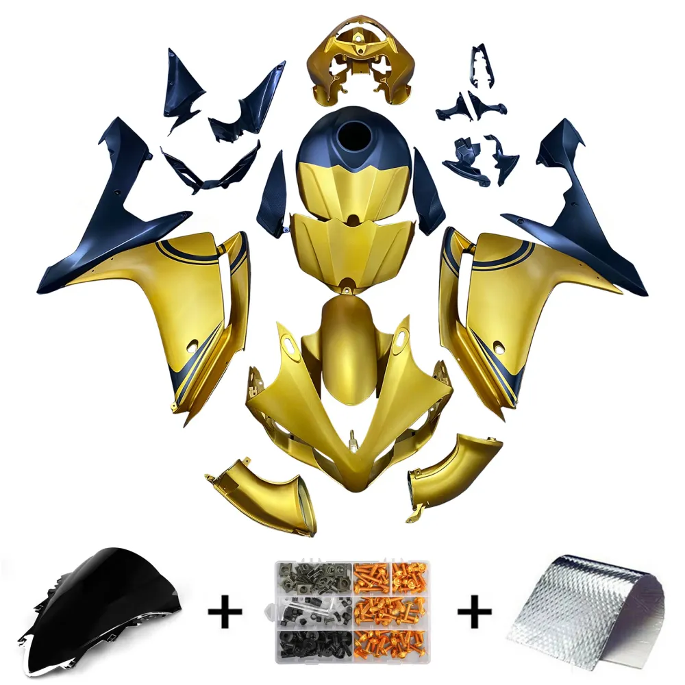AMOTOPART 2007-2008 YAMAHA YZF 1000 R1 MATTE GOUD KUIST KIT