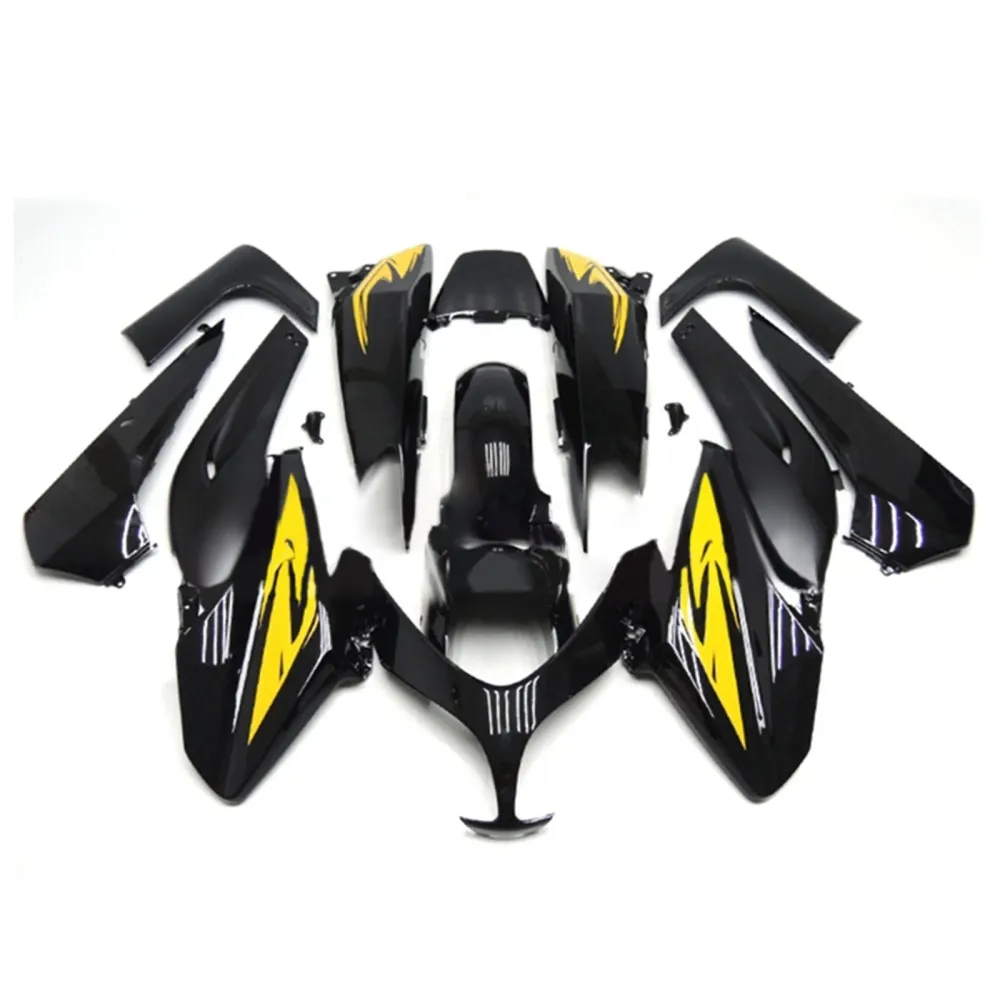 Amotopart 2008-2012 T-Max XP500 Yamaha Zwart&Ygele Style3 kuipset