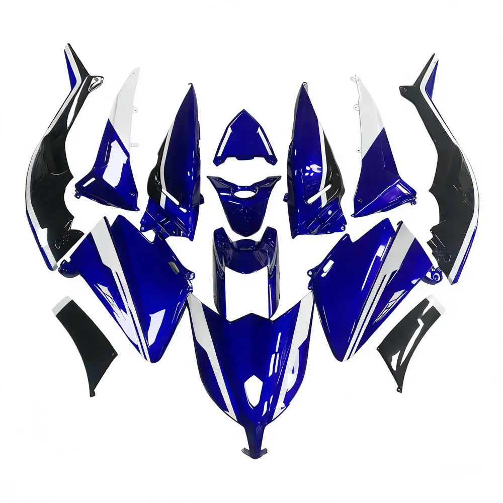 Amotopart 2012-2014 T-Max TMAX530 Yamaha Blauw&YGele kuipset