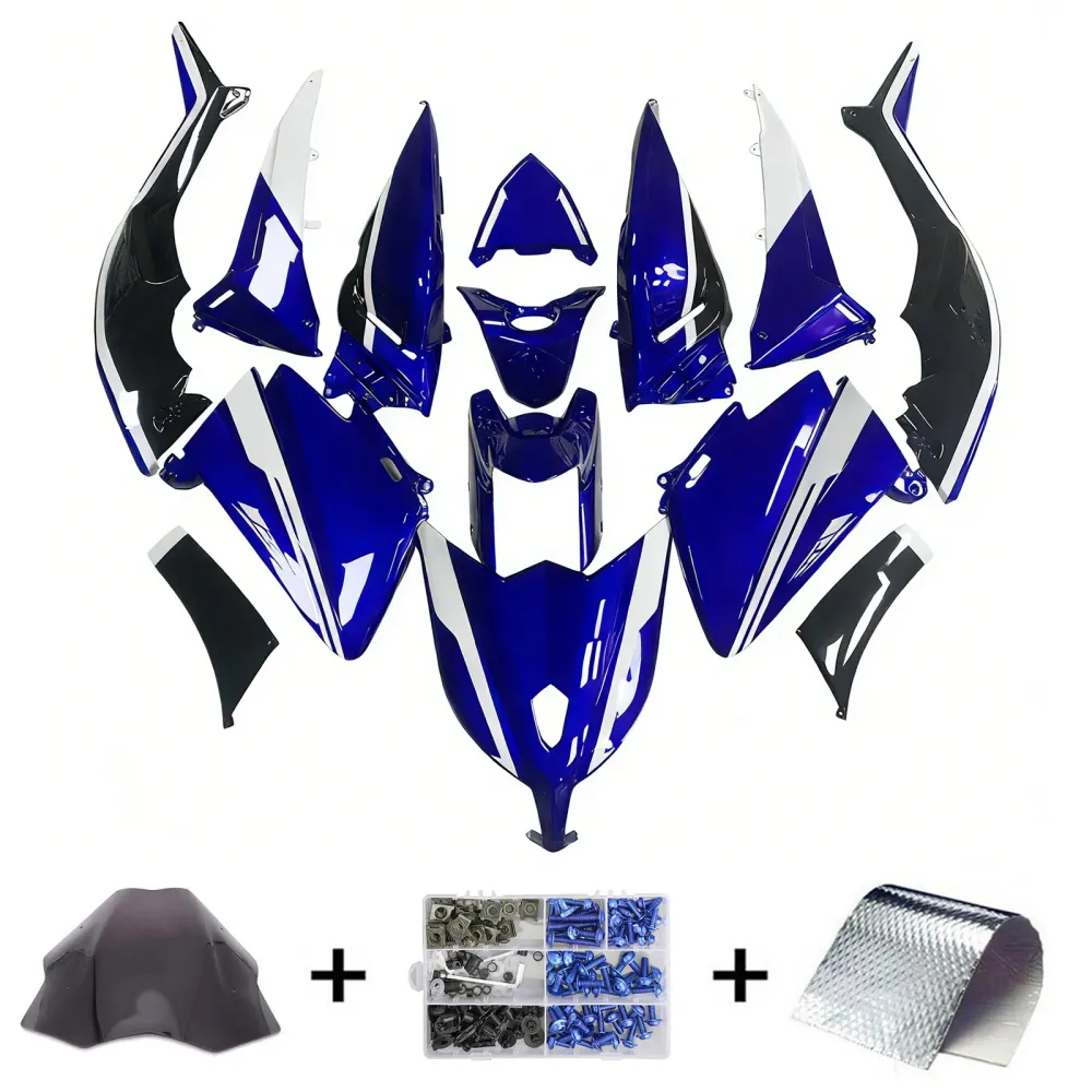 Amotopart 2012-2014 T-Max TMAX530 Yamaha Blauw&YGele kuipset