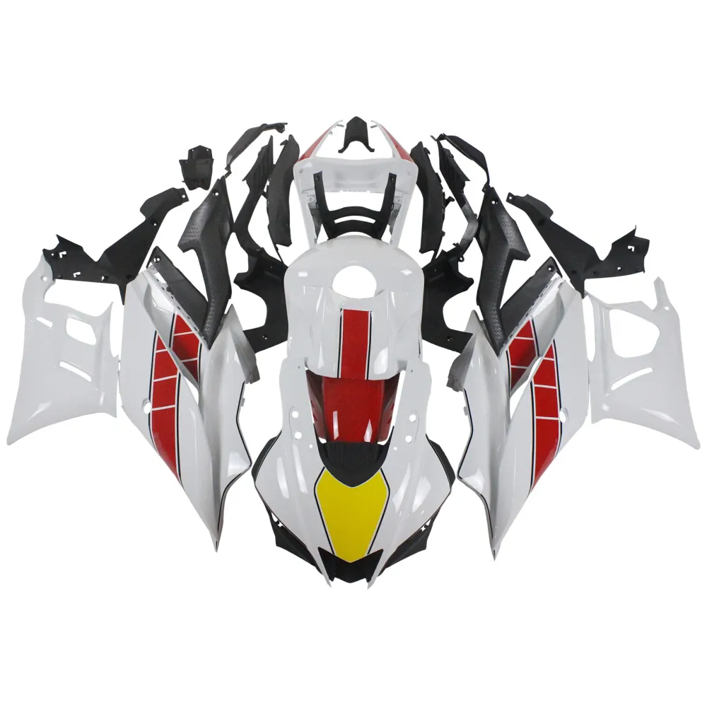 Amotopart 2022-2023 YAMAHA YZF-R3 R25 WHITE & RODE KUIST KIT
