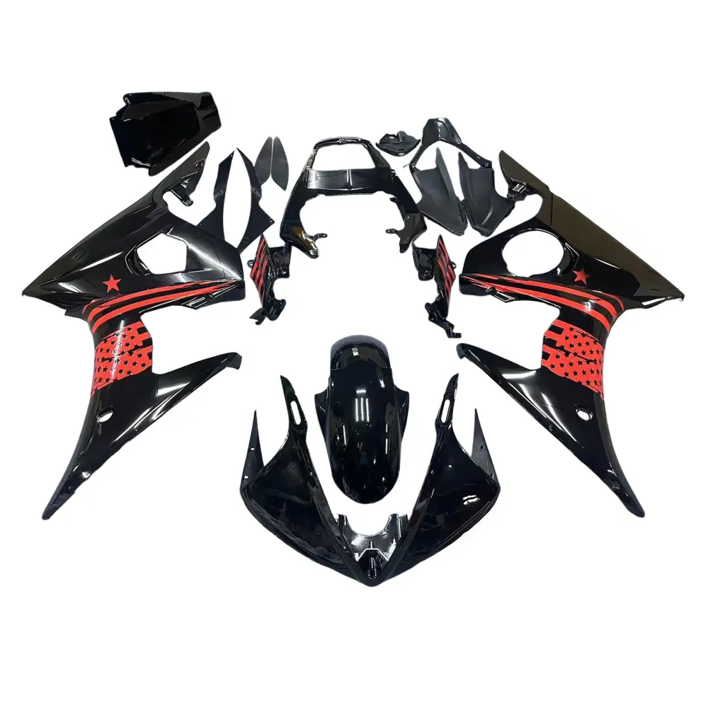 Amotopart ABS-injectiekuipset voor Yamaha YZF 600 R6 (2003-2004) en YZF R6S (2006-2009)