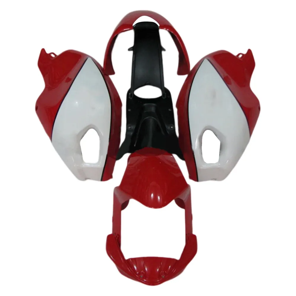 Amotopart alle jaren Ducati Monster 696 796 1100 S Evo Red & White Style1 Fairing Kit Yamaha