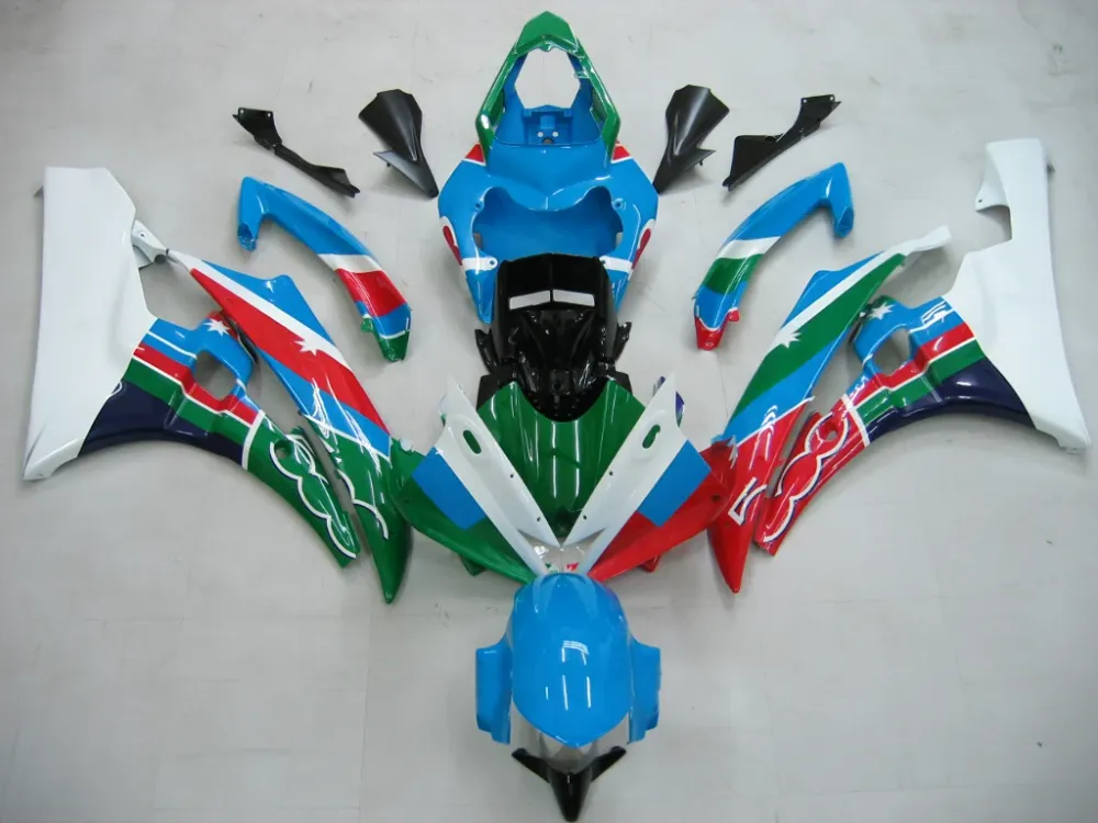 Amotopart stroomlijnkappen Yamaha YZF-R6 2006-2007 kuip meerkleurige kuipset