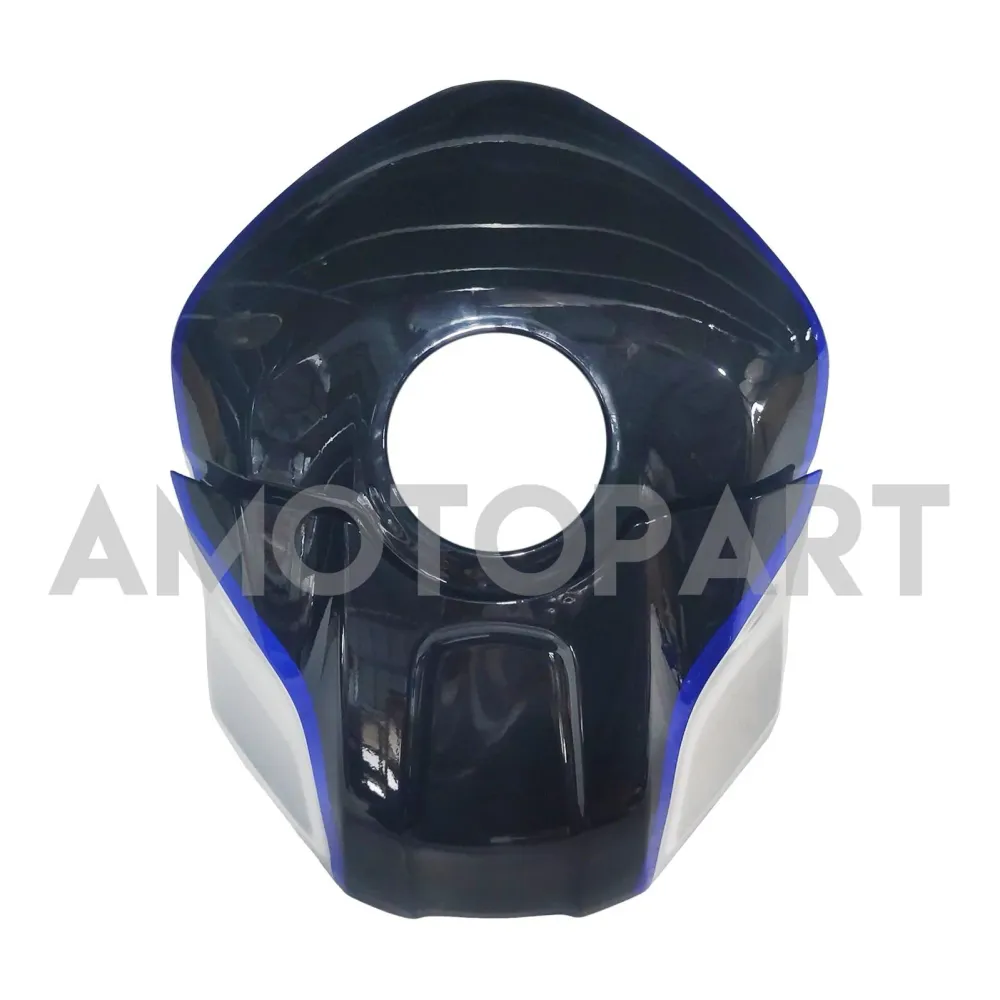 Amotopart Yamaha 2019-2021 YZF R3/YZF R25 Blue & Silver Carbon Fiber Fairing Kit