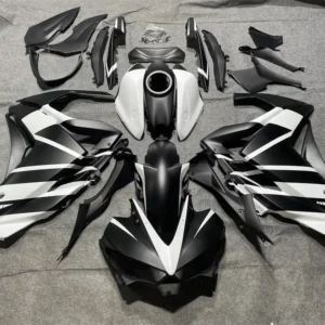 AMOTOPART YAMAHA YZF-R3 2014-2018 R25 2015-2017 Zwart- en witte kuipkit