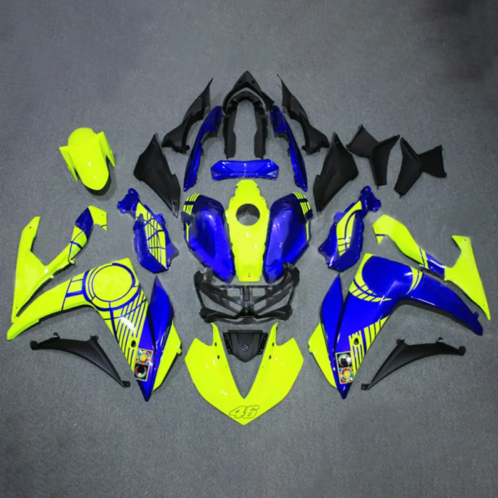 AMOTOPART YZF-R3 2014-2018 R25 2015-2017 YAMAHA BLAUWE & GELLY STYLE1 KUIST KIT