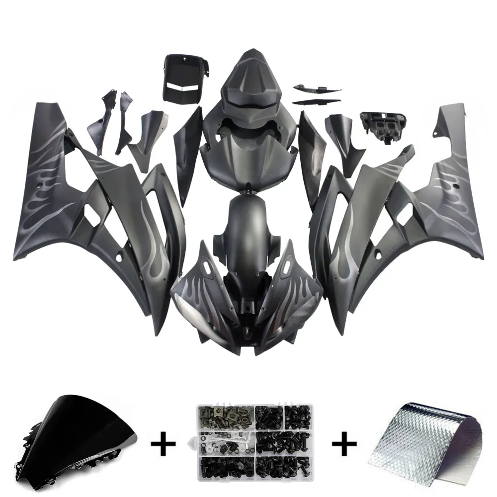 Injectie kuip kit carrosserie plastic abs geschikt voor yamaha yzf 600 R6 2006-2007