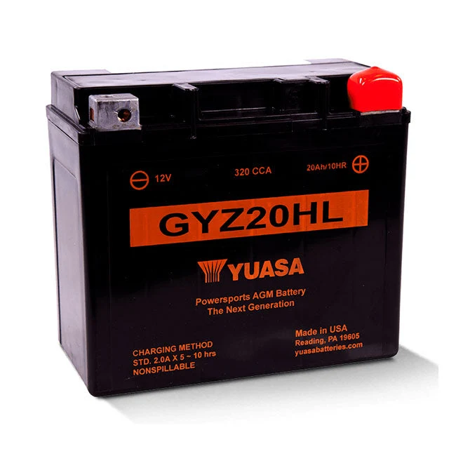 Yuasa GYZ serie AGM accu GYZ20HL