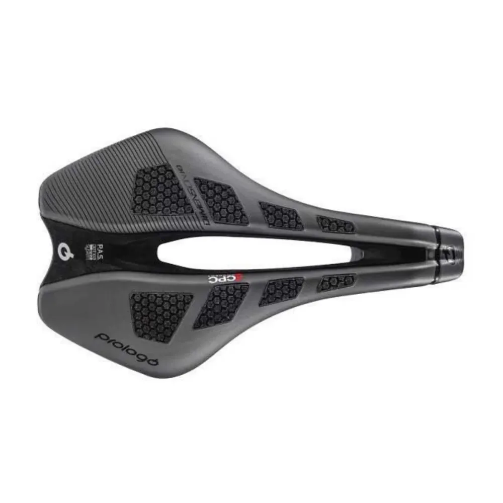 Zadel PROLOGO DIMENSION CPC Carbon rails breedte 143mm Zwart