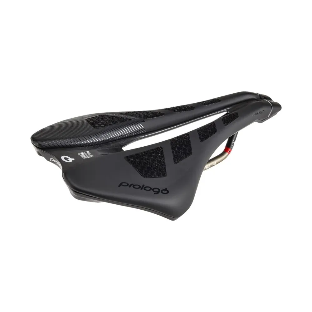 Zadel PROLOGO DIMENSION CPC Carbon rails breedte 143mm Zwart