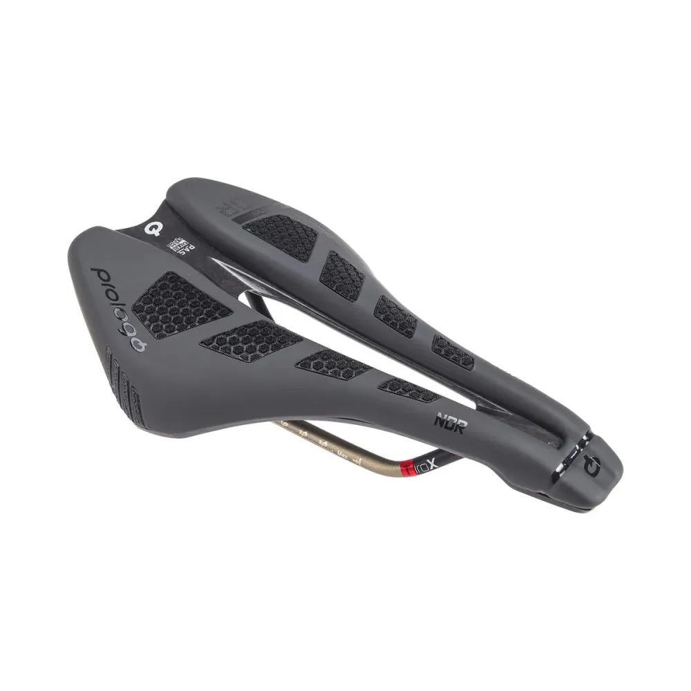 Zadel PROLOGO DIMENSION NDR CPC 143 mm TiroX Rails Zwart
