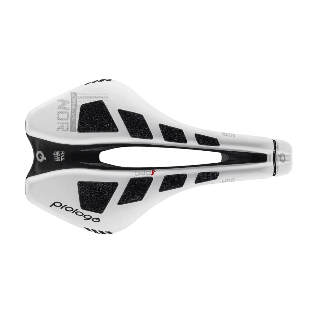 Zadel PROLOGO MAAT NDR CPC Rails TiroX Wit